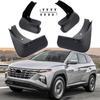 Schmutzfänger-Set, Kompatibel für Hyundai Tucson (Keine N-Line-Modelle) 2022-2025, Flexible und Biegsame Auto-Schmutzfänger Kotflügel Vorne und Hinten Schmutzfängerset