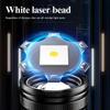 30W Powerful Spotlight  LED Flashlight with COB Side Light Type-C Charging Lantern Strong Bright Torch for Fishing Camping Lamp