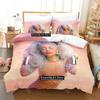 3D Printed Doja Cat Singer Bedding Set for Boys Girls Duvet Cover And Pillowcase Twin Queen King Full Single Double Sizes