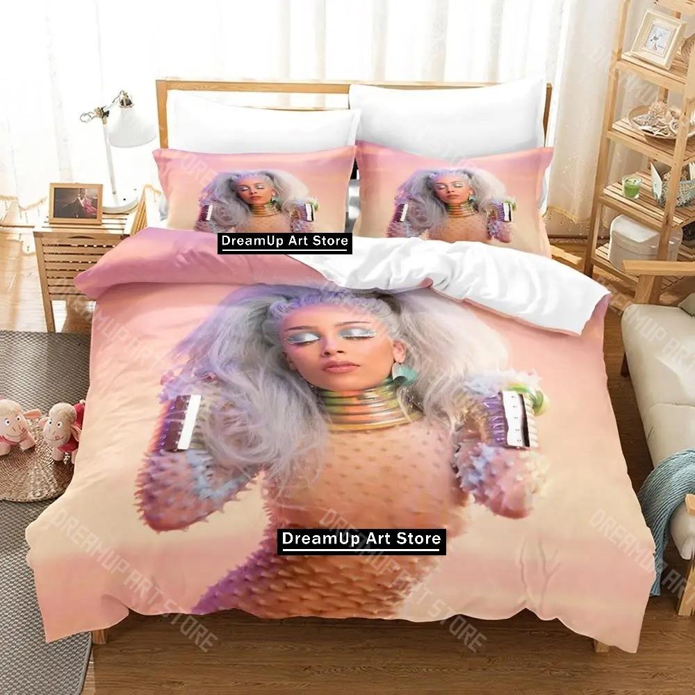 3D Printed Doja Cat Singer Bedding Set for Boys Girls Duvet Cover And Pillowcase Twin Queen King Full Single Double Sizes