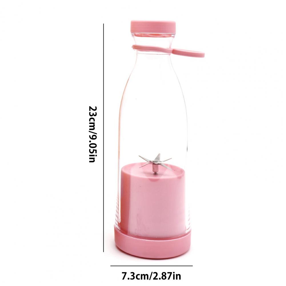 Electric juice cup rechargeable smoothie maker suitable for blending fruits and vegetables comes with a travel cup with 6 blades