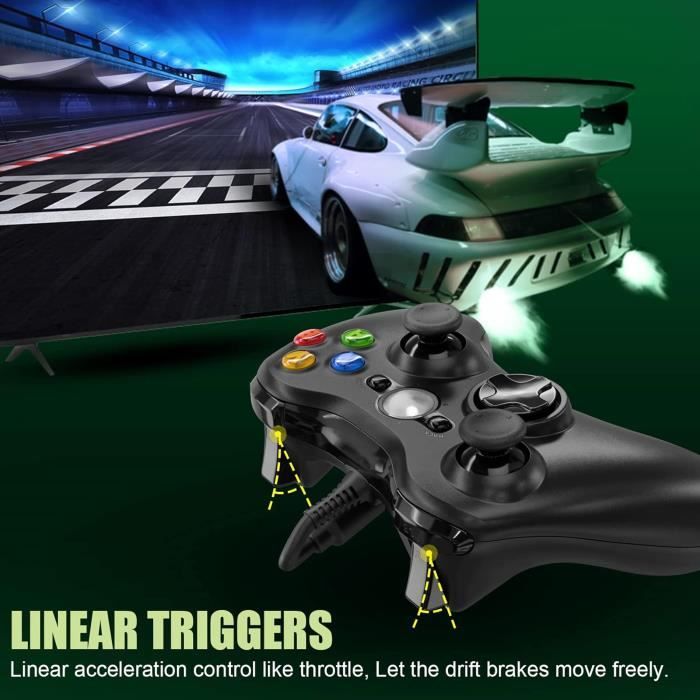 USB herní ovladač pro Xbox 360 a PC - Ergonomický design Diswoe 8601