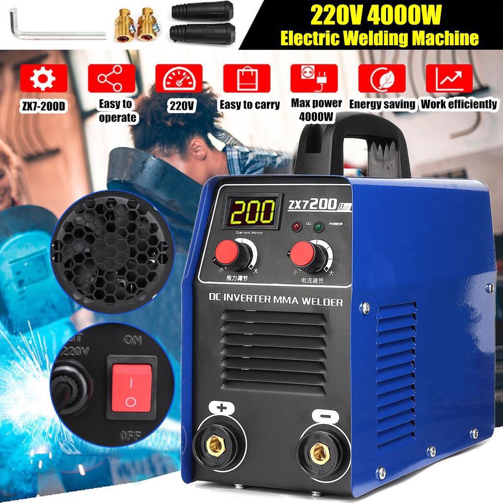 Electric ARC Welding Welder Inverter Machine Tools 4000W Handheld Mini MMA Kit