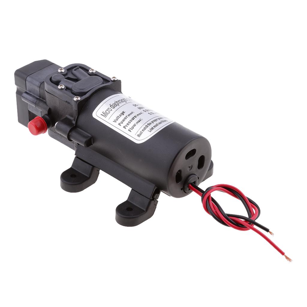Pump DC 12V 80W High-Pressure Micro Diaphragm Water Pump Automatic Switch 5.5L/Min Pump DC 12V 80W High-Pressure Micro Diaphragm Water Pump Automatic Switch 5.5L/Min