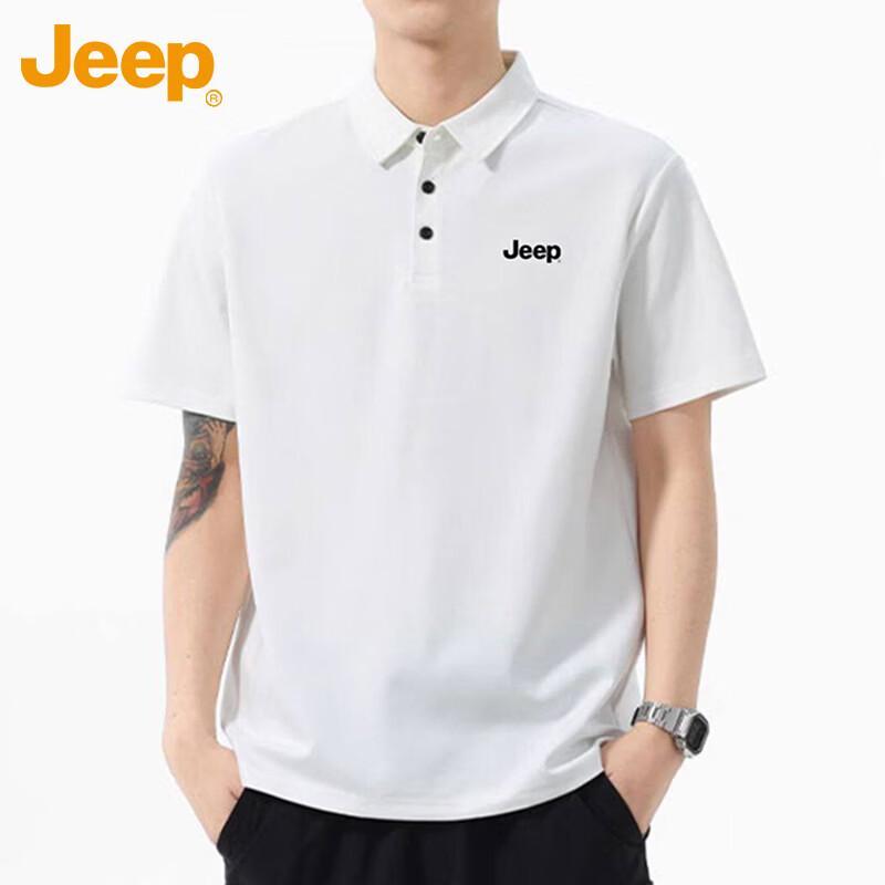 Мужская летняя повседневная футболка-поло Jeep L