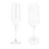 A20F-2Pc Wedding Glasses Personalized Champagne Flutes Crystalline Party Gift Toasting Glass Goblet