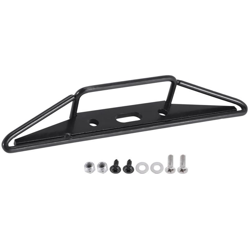 X59A_Metal Rear Bumper for MN D90 D99 D99S MN90 MN99S 1/12 RC Parts,Black