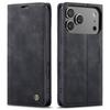 Business Magnetic Card Solt Wallet Flip Leather Case For iPhone 17 Pro Max 16 15 14 13 12 11 Plus 17air 16E Kickstand Book Cover