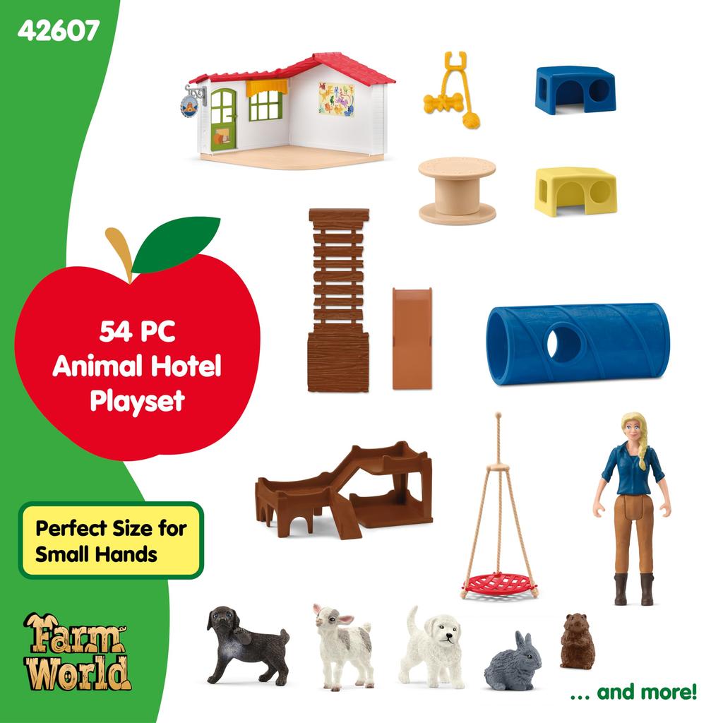 [Amazon.co.jp Exclusive] Schleich Farm World Pet Hotel 42607