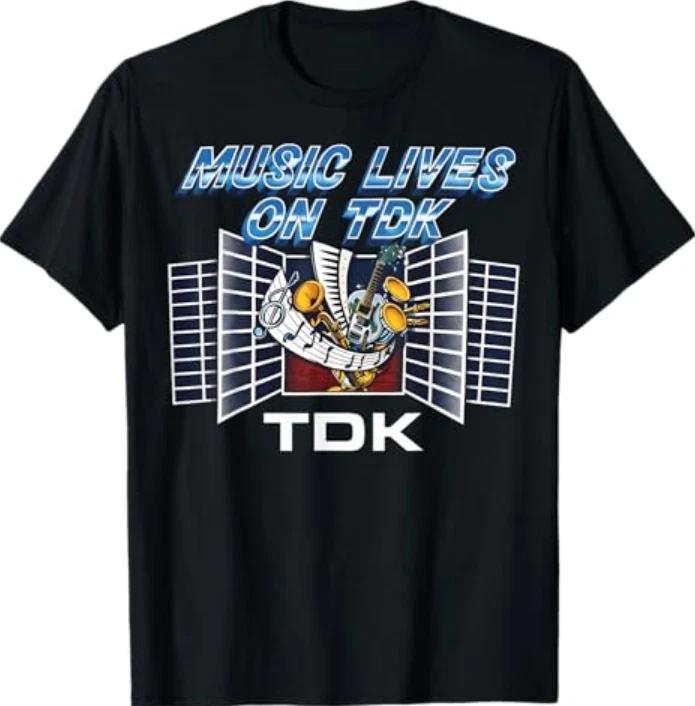 Music Lives On TDK Vintage 80s TDK T-Shirt XL