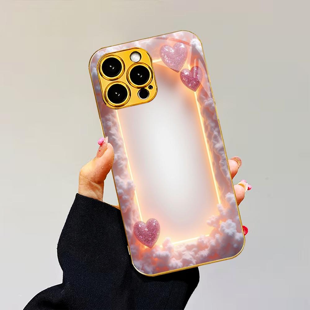 

Красочный гальванизированный стеклянный чехол для телефона iPhone 17 16 15 14 13 12 11 Pro Max Plus 16E 17Air iPhone 17