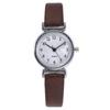 Simple Women Small Round Dial Arabic Numbers Analog Quartz Wrist Watch Gift