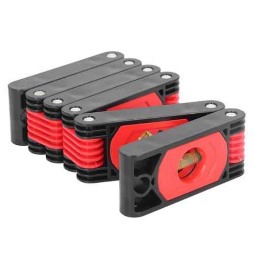 Compact Folding Level, 720mm Level, Distance Measurement, High-Precision Measurement, Easy To Read, with Magnet and Bubble, Convenient Storage, for Ca