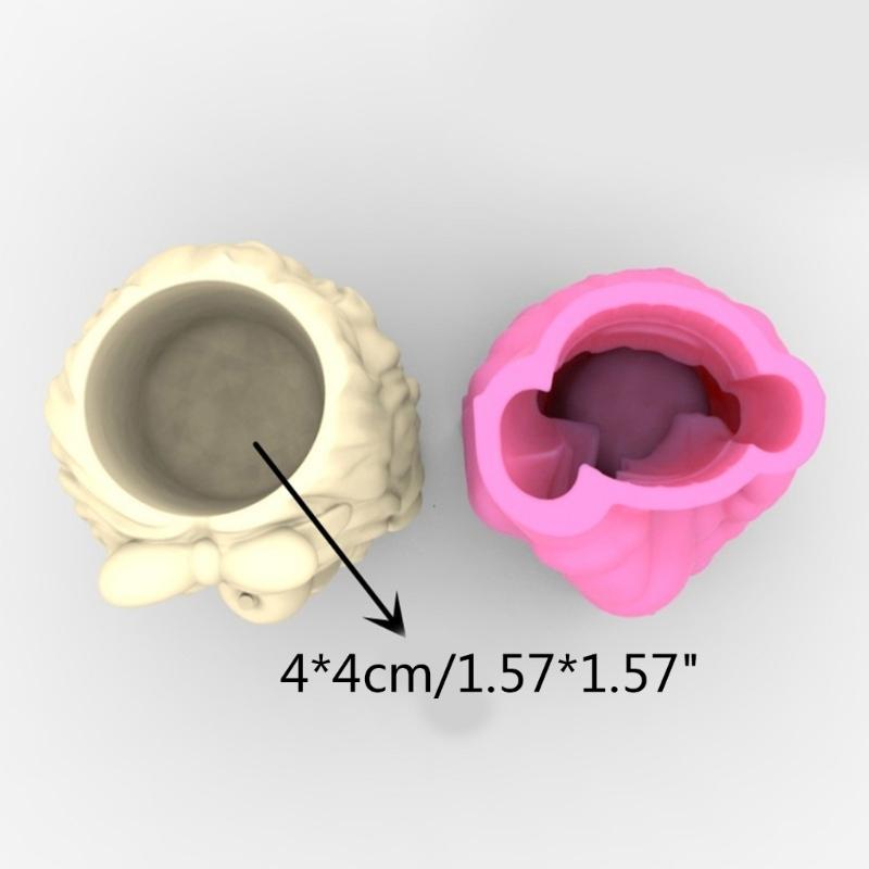 Formă din silicon pentru ghiveci, matriță pentru ghiveci din ciment, pentru ghiveci, matriță din rășină epoxidica, suport pentru perie de machiaj, matriță organizatoare