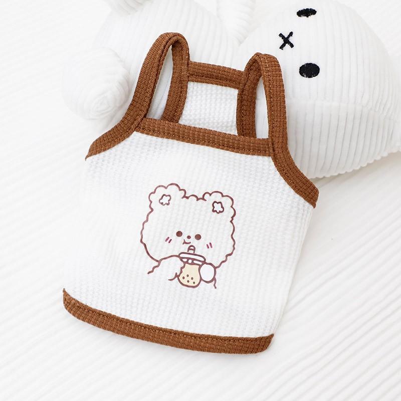 

Одежда для пар домашних животных, милый жилет для медведя, одежда для щенков и собак, летние подтяжки, плюшевый питомец, маленький щенок, кошка, летняя одежда для кошек, чихуахуа XXL