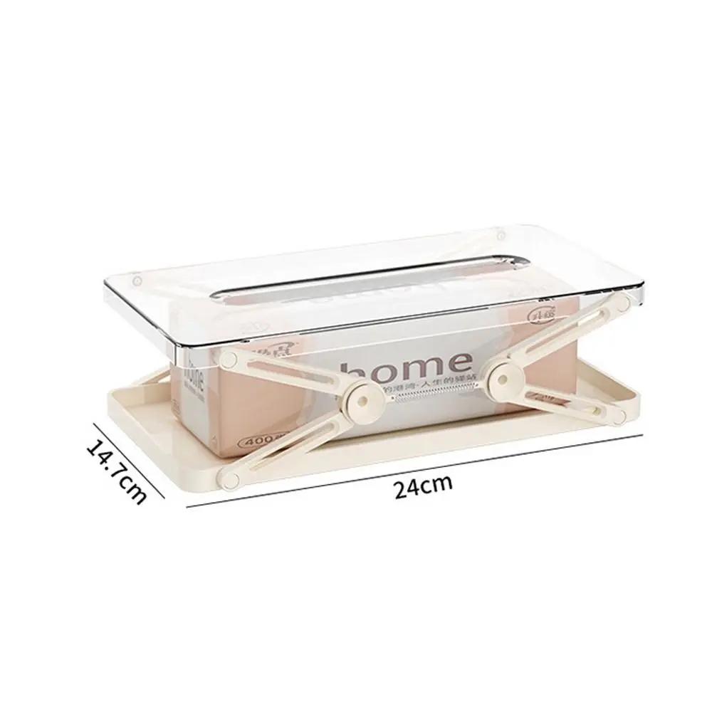 Gifts Liftable Spring-loaded Tissue Box Foldable Large-capacity Creative Household Tissue Boxs Portable Tissue Tool