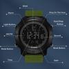 Nylon Strap Mens Watches Waterproof 5Bar  Brand Digital Military Sport Watch for Men Large Black Dial Design Watch Men