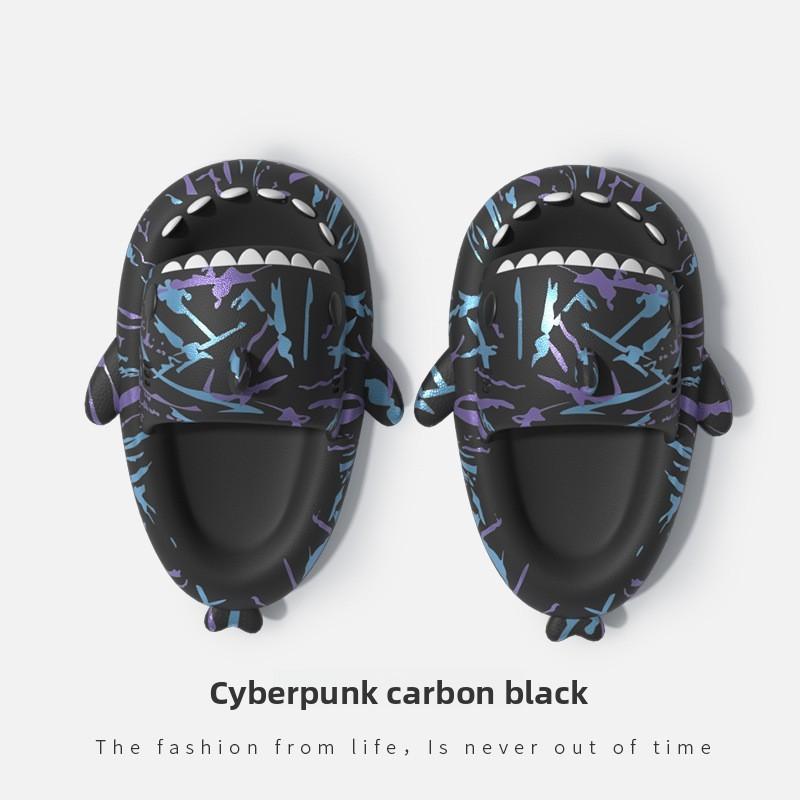 Ciabatte Punk Shark Estive Casual in Eva Slip-on per Coppie con Antiscivolo e Comfort Rialzato