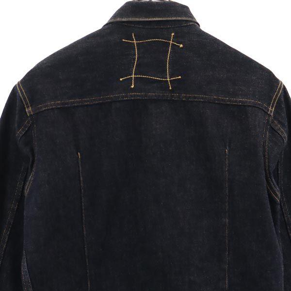 KURO Made In Japan Long Sleeve Denim Trucker Jacket Men's Used