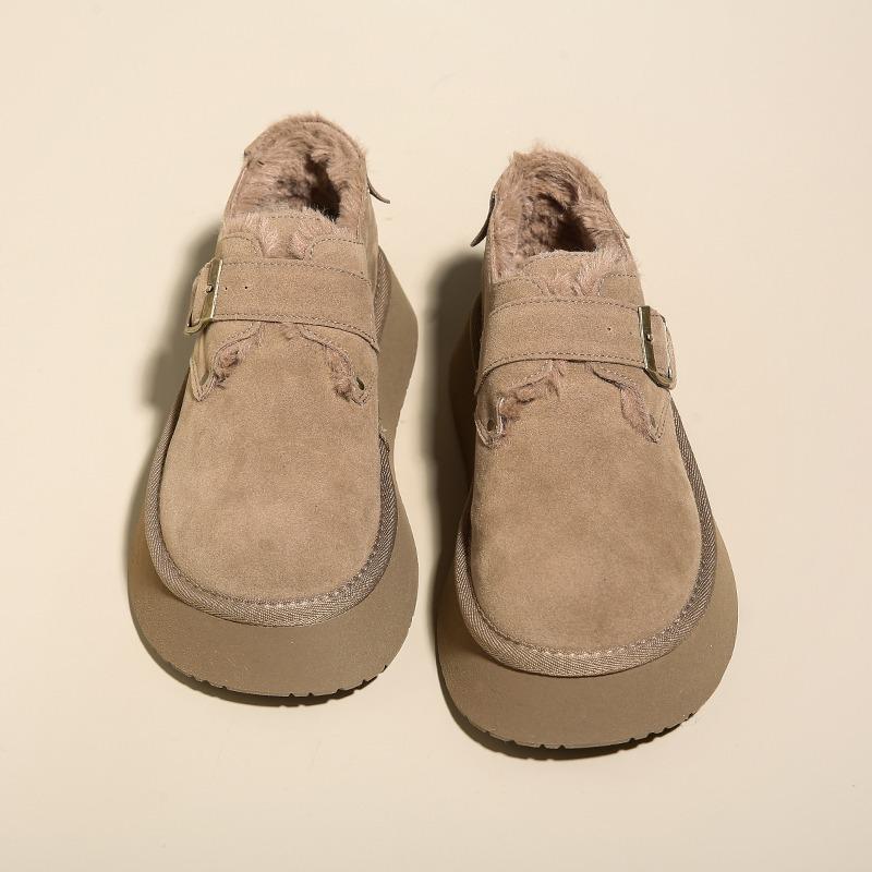 Sněhule, Dámské zateplené boty s fleecem, Dámské boty se silnou podrážkou, Nové bavlněné boty