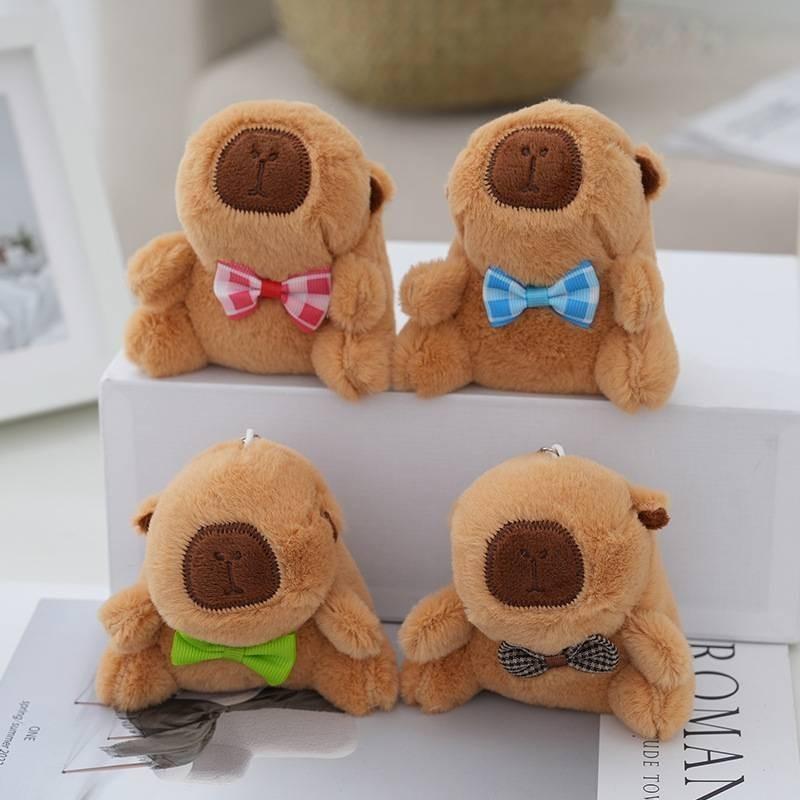 Capybara Plush Toy Keychain Cute And Comfortable Backpack Ornaments Hanging