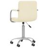 Office Chair Swivel Cream Fabric