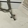 Necklace Men's Hip Hop Niche Double Layer Design Clavicle Chain Accessories Tide