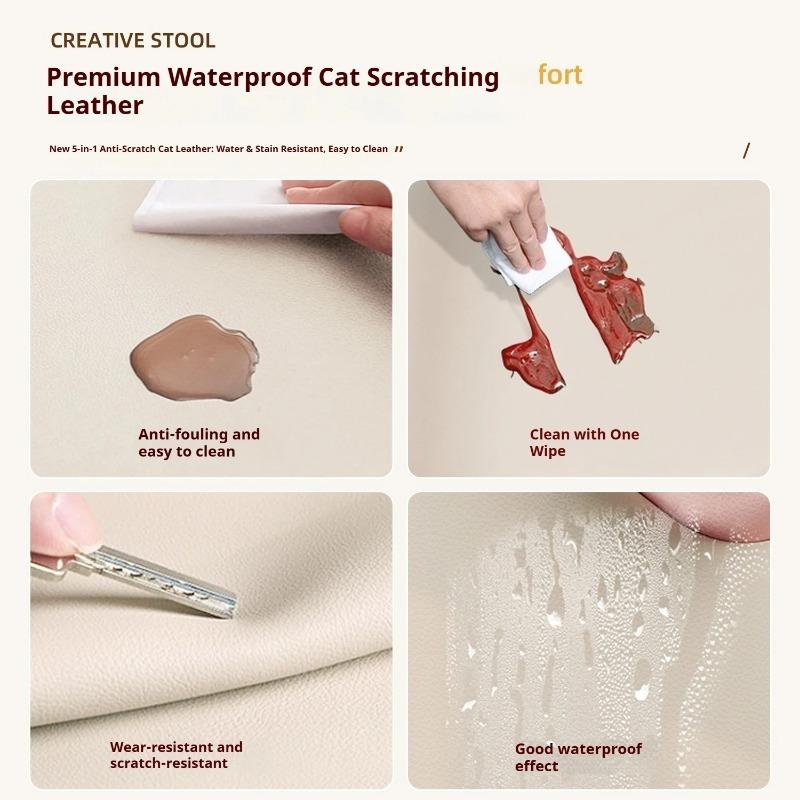 Bedroom Makeup Bench, High-end Feeling, Piano and Shoe Changing Stool, Household Leather Sofa Chair, Skin Friendly, Breathable