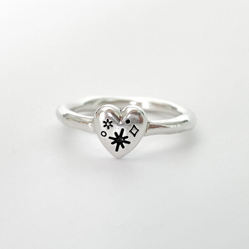 melliv sparkle heart ring_mvr22