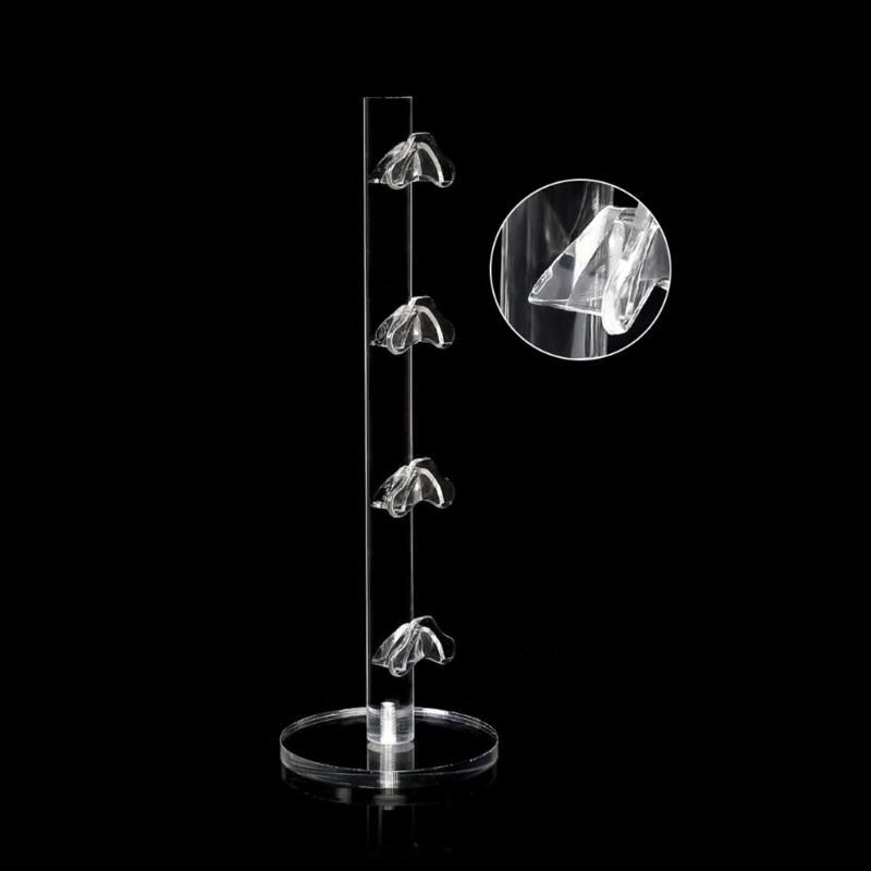 Acrylic Eyeglasses Organizers Stand Elegant Acrylic Eyeglass Showcase Multi Level Designs for Office or Personal Use