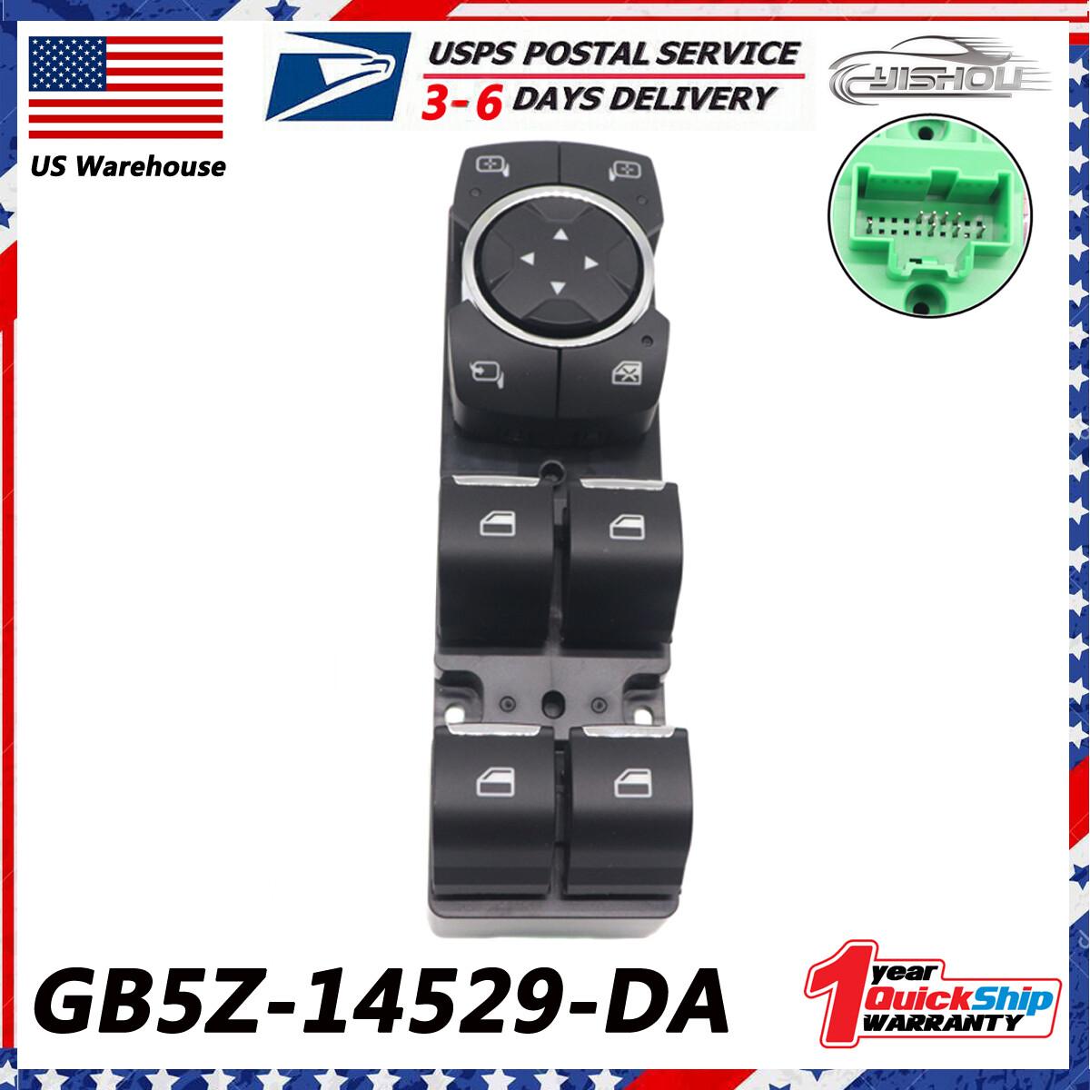 NEW GB5Z-14529-DA For 2016- Ford Explorer Driver Side Window Control Switch