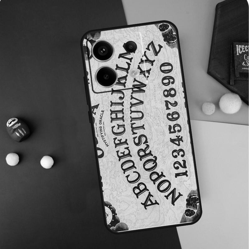 Girly Pastel Witch Goth Ouija Case For Xiaomi Redmi Note 13 Pro 14 12 11 10 15 Pro Plus Redmi 15 14C 13C 10C 12C 15C Funda