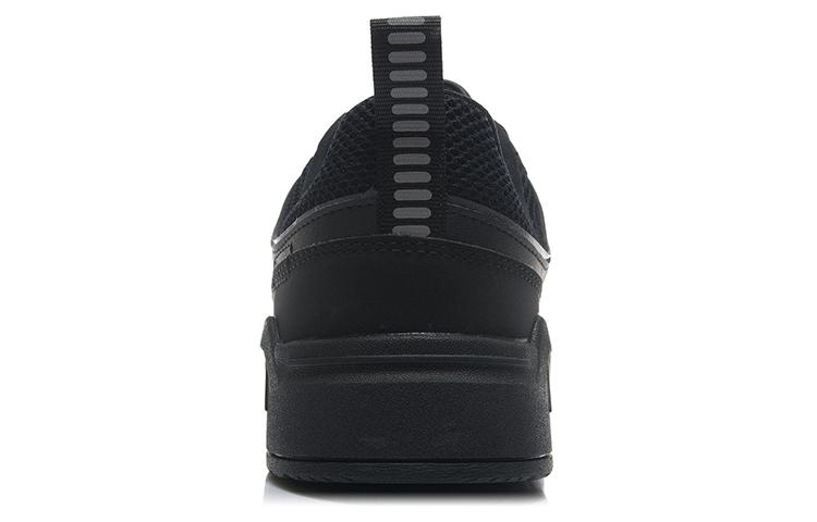 Li Ning Essence ACE Textile, Synthetic Leather Slip Resistant Abrasion Resistant Low top Skateboard Shoes Men's Black AGCR235-3