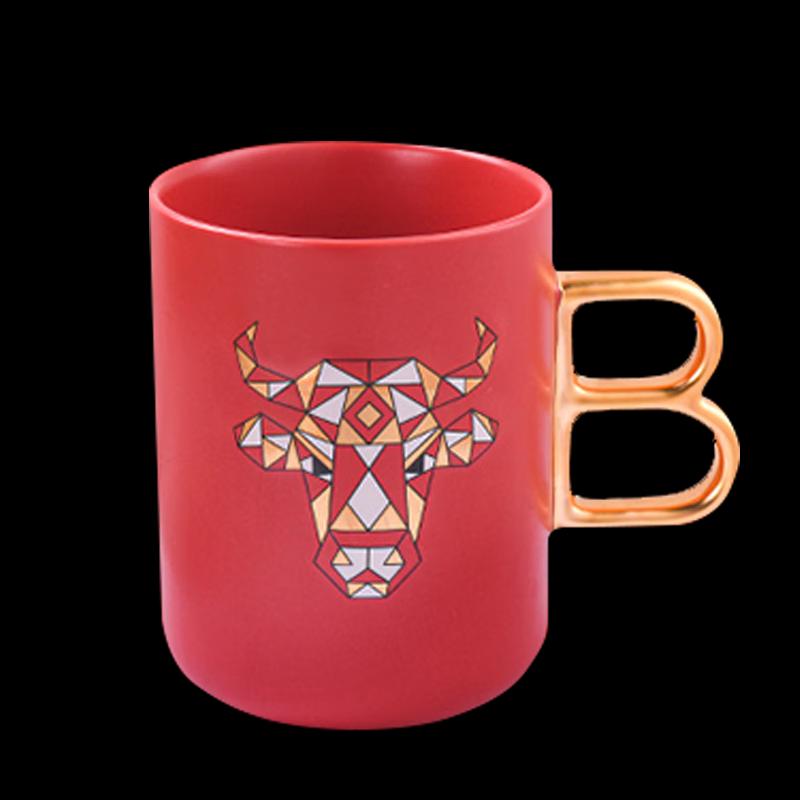 

LocknLock New Chinese Style Ox Ceramic Mug