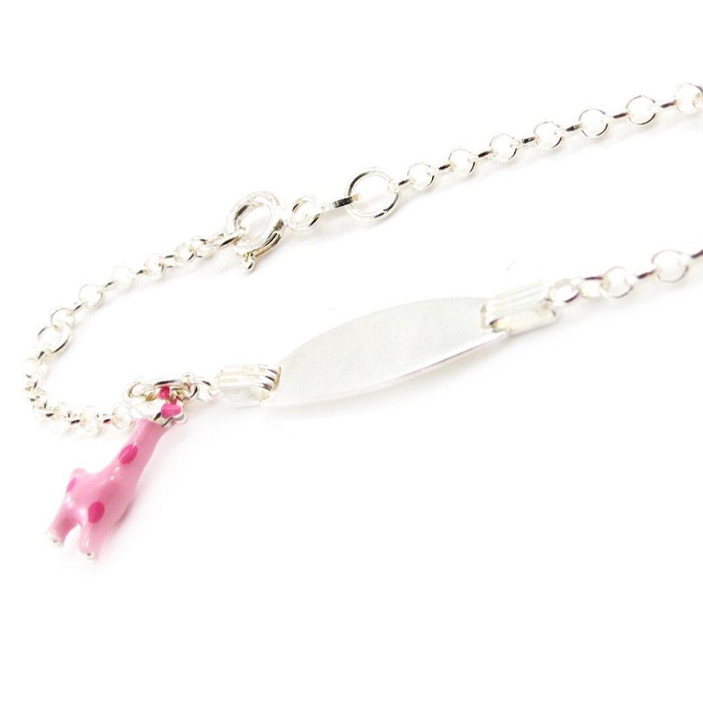 Les Trésors De Lily [C5633] - Corrente prateada 'Girafa Bambino'