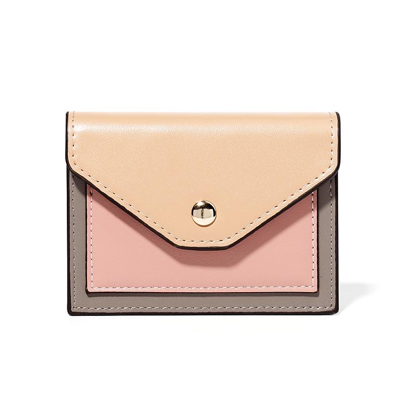 Portofel pentru femei de marcă Poșetă scurtă Mic din piele PU Suport carduri de credit Plic subțire Portofele pentru femei Buzunar pentru monede Poșete de modă