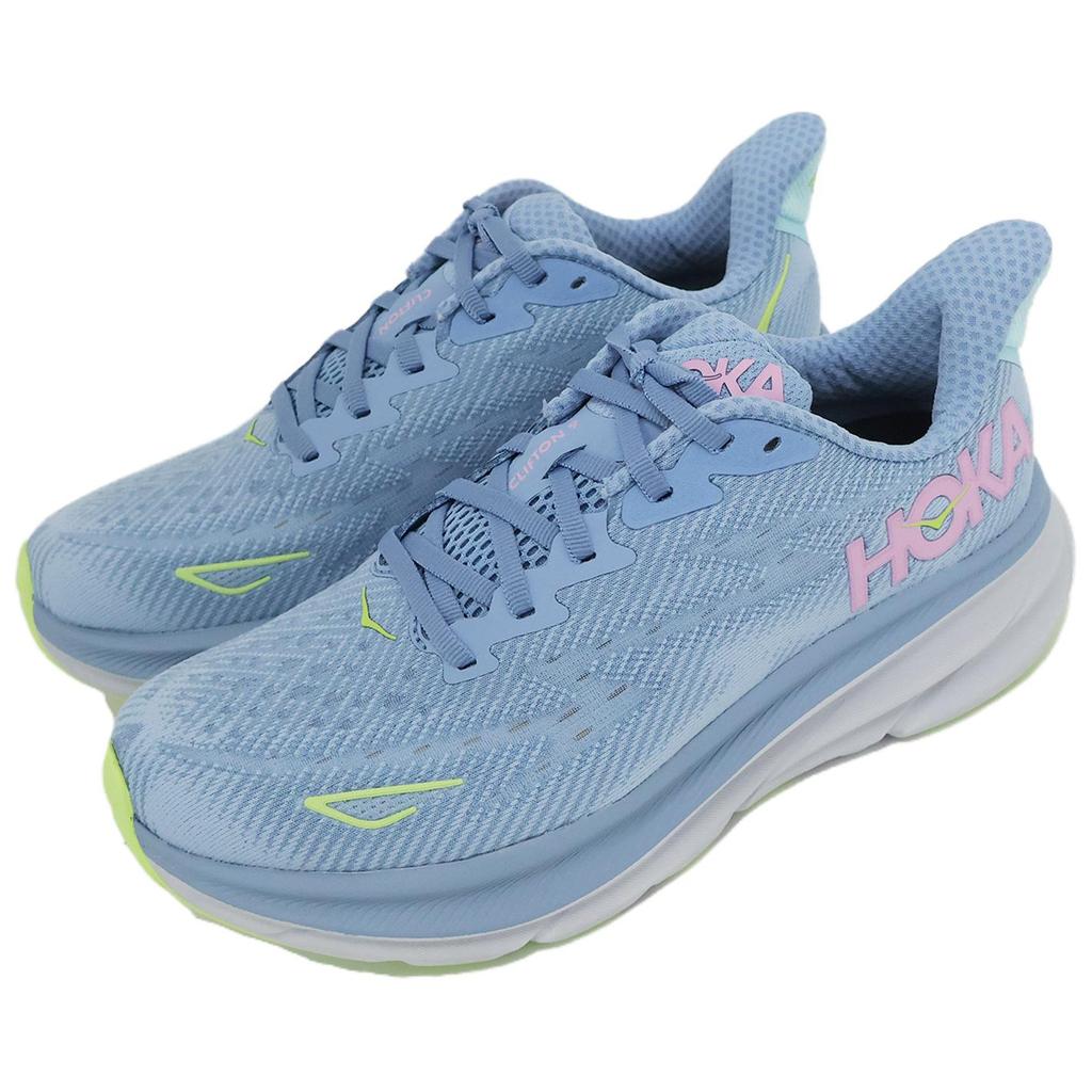 HOKA ONE ONE Clifton 9 Slip Resistant Abrasion Resistant Low top Casual Running Shoes Women's Blue 1132211DNK