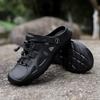 Men's Cave Shoes Casual Outdoor Baotou Sandals Two Wear Breathable Beach Sandals