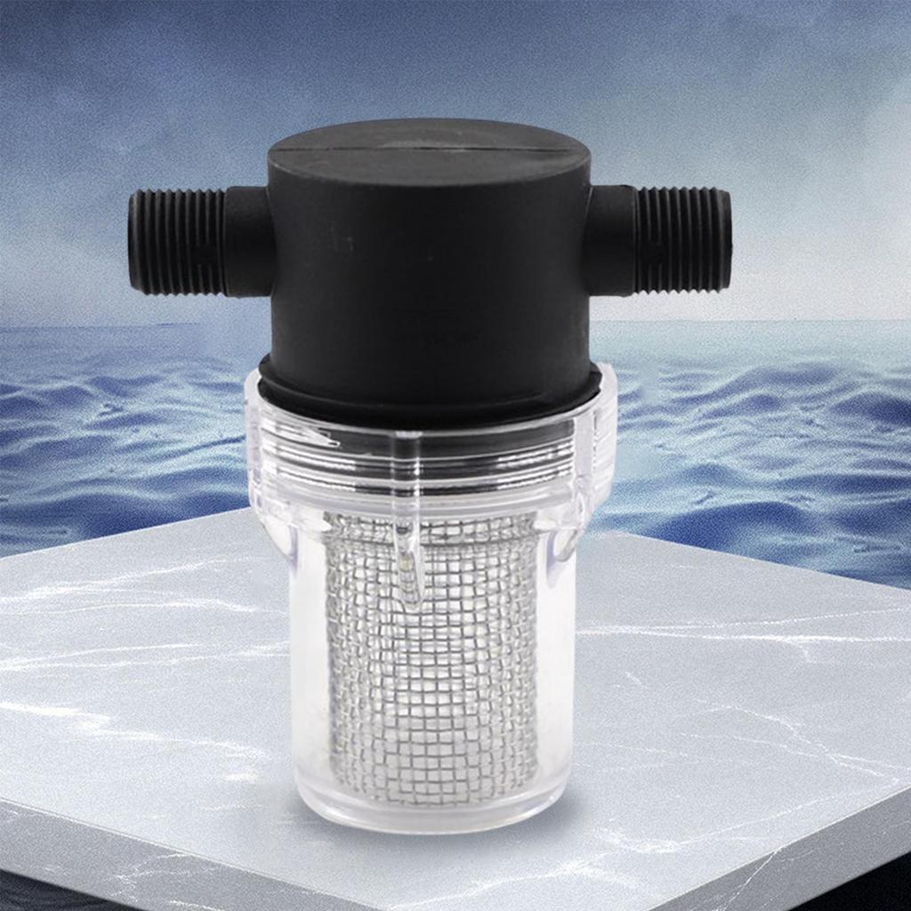 1/2 Inch Garden Watering Filter Aquarium Water Pump Inlet Inline Mesh Strainer Pond Car