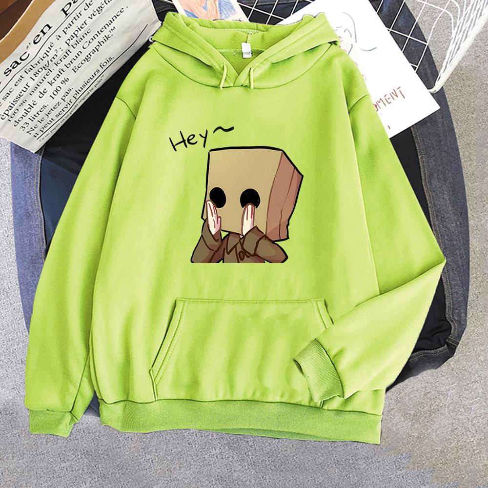 Mono Printing Sweatshirt Little Nightmares Graphic Hoodie Cute Male/female Anime Clothes Autumn Fleece Pullover Long Sleeve Tops