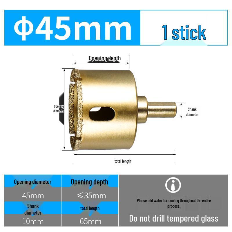 Adjustable Stainless Steel Tile Hole Locator and Punch Tool