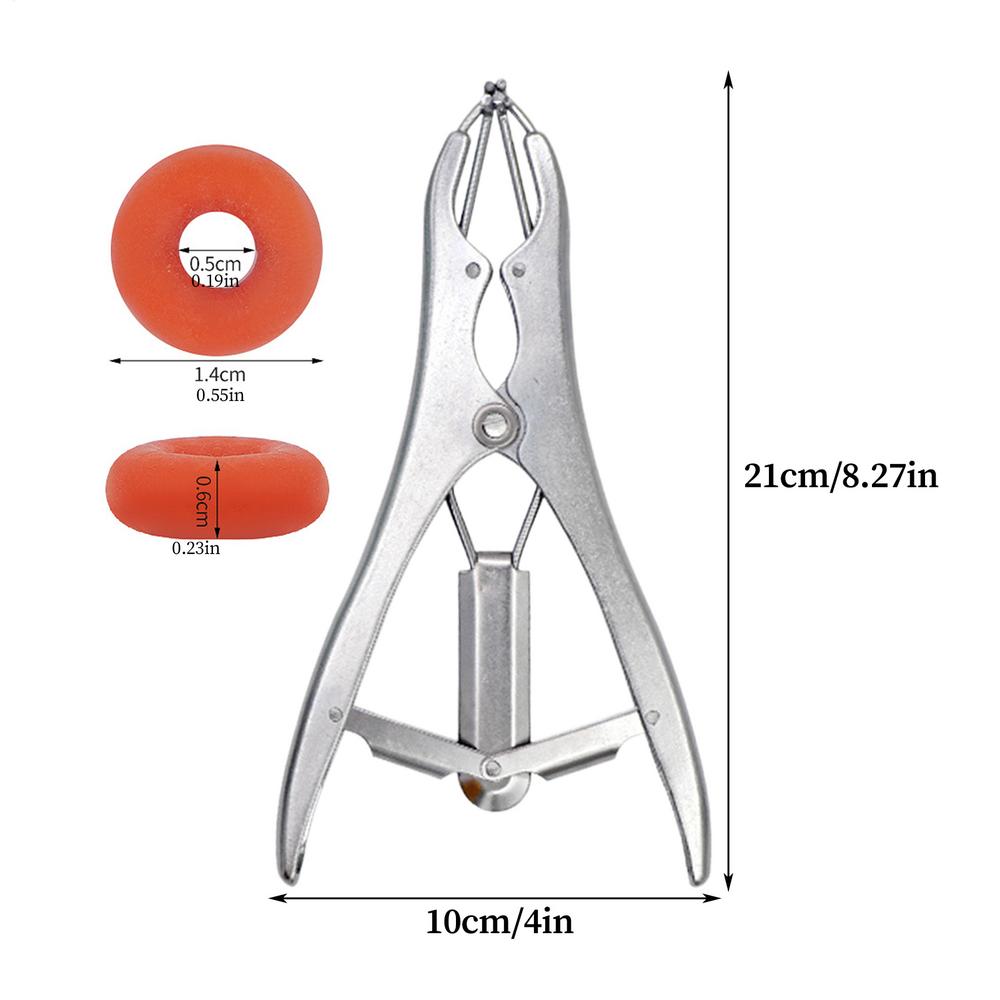 

Goat Bander Remover Expander Pliers Stainless Steel Goat Castration Bander Kit For Tag Cattle Tail Calf Expansion Puppy