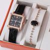New Fashion Women'S Crocodile Belt Watch Square Roman Numerals Women'S Student Quartz Watch