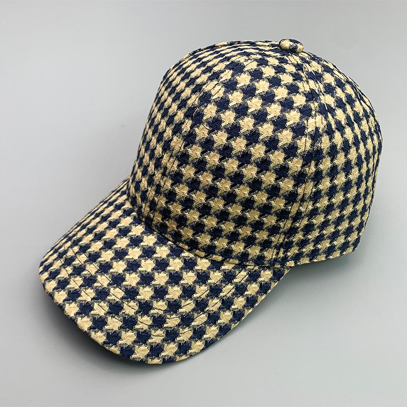 Retro British Style Fashion Classic Men'S And Women'S Baseball Caps Cotton Hip Hop Versatile Casual Breathable Sun Hats