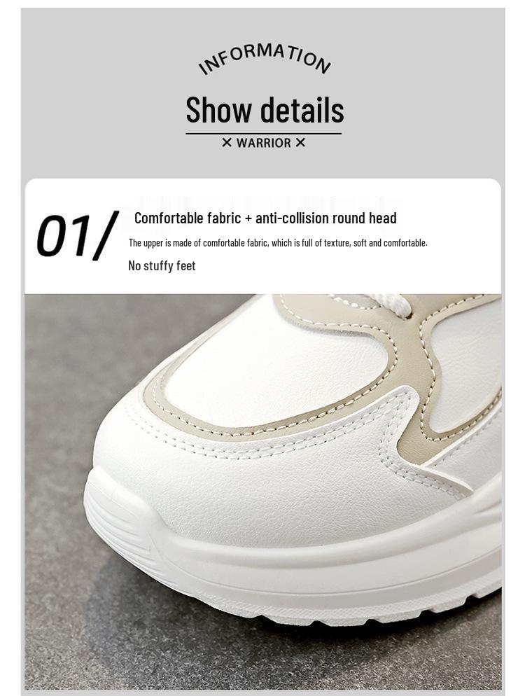 Women's Non-Slip Waterproof Kitchen Work Shoes - Versatile Black Chef Sneakers