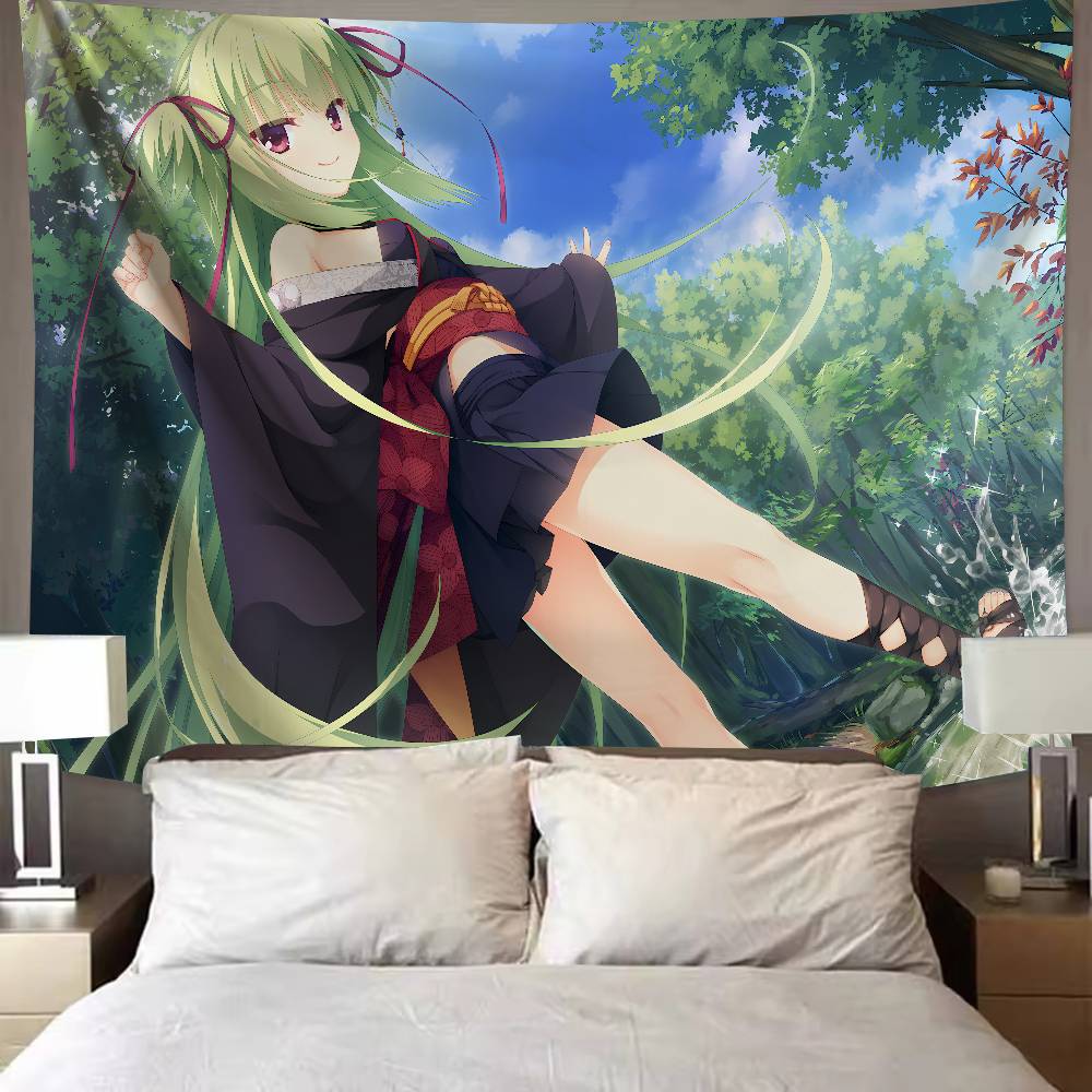 Kawaii Murasame Söt Galgame Senren Banka Flickrum Väggbonad Heminredning Väggkonst Väggbonader Sovsal Bakgrundstyg Gåva
