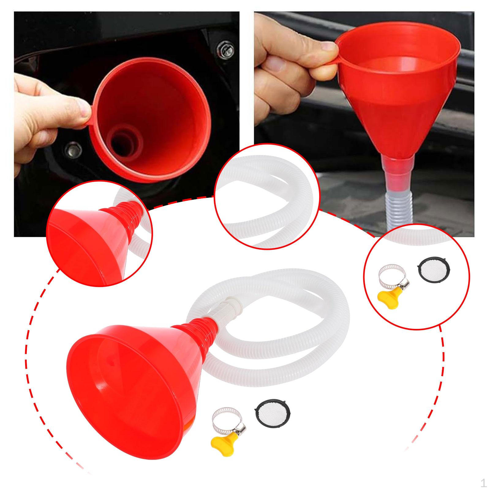 

Масляная воронка для автомобильного использования Обслуживание автомобиля Длинная прозрачная трубка Инструмент для замены 1m Tube