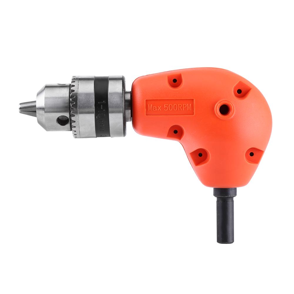 Right Angle Extension Adapter 90 Degree Electric Drill Attachment 9.5mm Round Shank With Handle