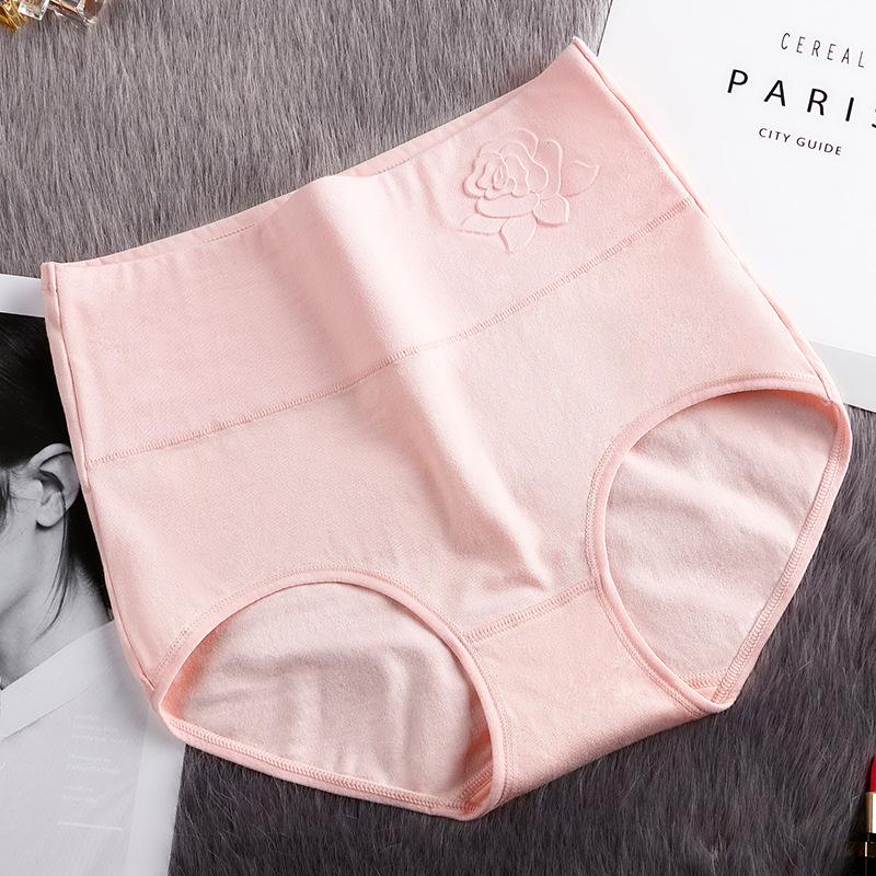 

Pure Cotton Embossed High-Waisted Women s Postpartum Tummy Control & Butt Lifting Plus Size Underwear Large