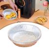 50pcs Disposable Aluminum Foil Tray for Air Fryer Baking Sheet